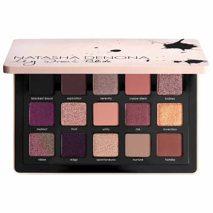 Natasha Denona My Dream Eyeshadow Palette - 15 Highly Pigmented Shades for Day & Night Makeup Looks | Perfect for Professional Artists & Makeup Lovers