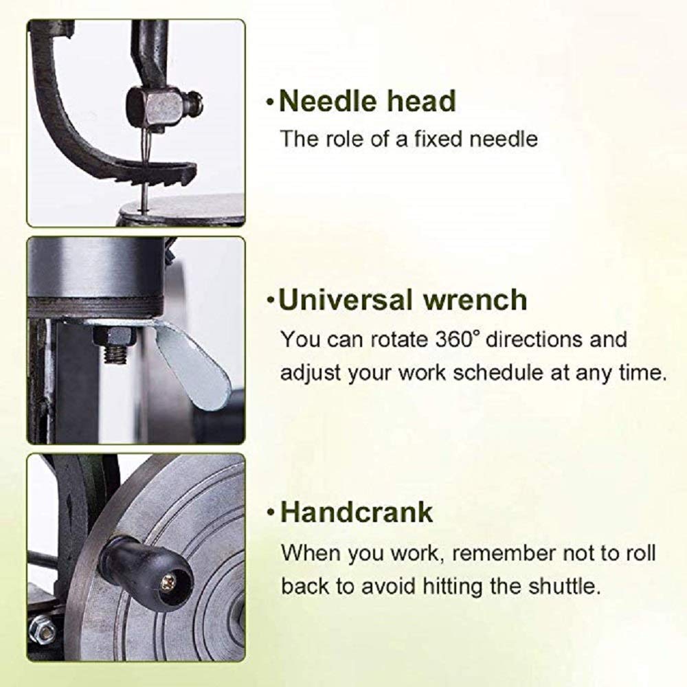 YUEWO Leather Shoe Repair Machine Replacement Plate Parts - Heavy Duty Cobbler Sewing Machine Spare Parts for Professional Shoe Repair & Maintenance | Perfect for Leather Crafting, Boot Fixing, and Handmade Shoe Restoration