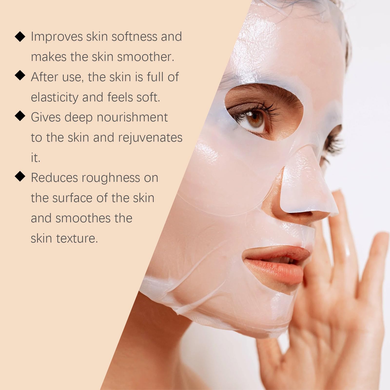 Astaxanthin Face Mask for Women - Hydrating Overnight Mask with Pore Minimizing & Elasticity Improvement | Skincare Treatment for Dry Skin & Anti-Aging | Perfect for Nighttime Routine & Spa Days