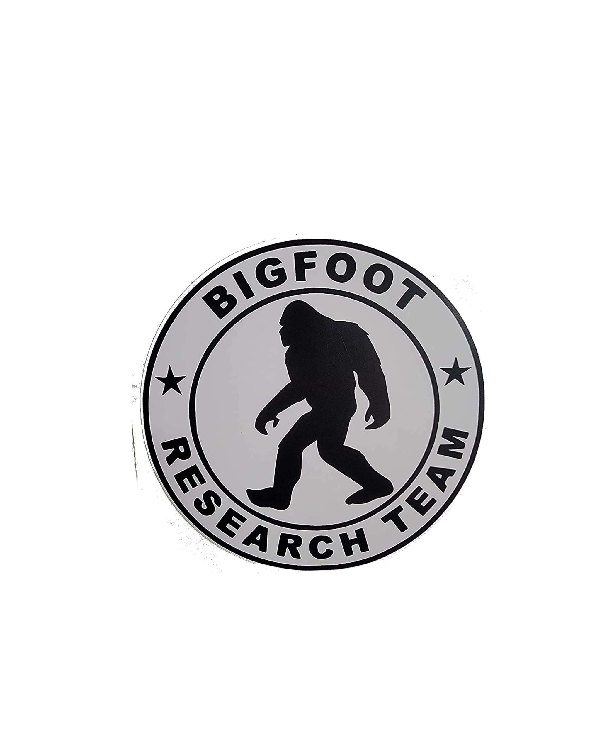 Bigfoot Research Team Vinyl Bumper Sticker - Waterproof Decal for Cars, Trucks, Vans, Walls & Laptops - 2nd Amendment American Flag Design - Perfect for Outdoor Enthusiasts & Patriotic Decor