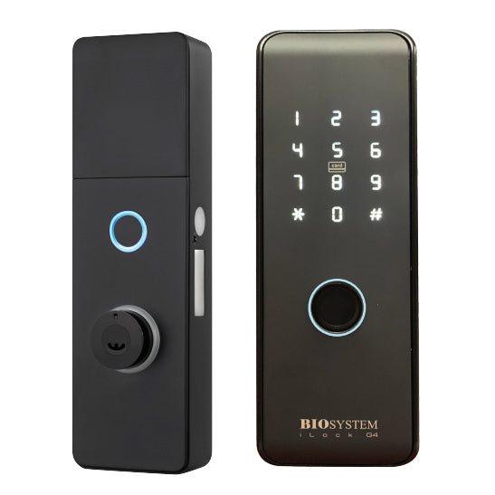 G4 Digital Smart Gate Lock with Fingerprint & App Control - Keyless Entry Security System for Home & Business (Includes Free Basic Installation) - Perfect for Front Doors, Backyards, and Gated Communities
