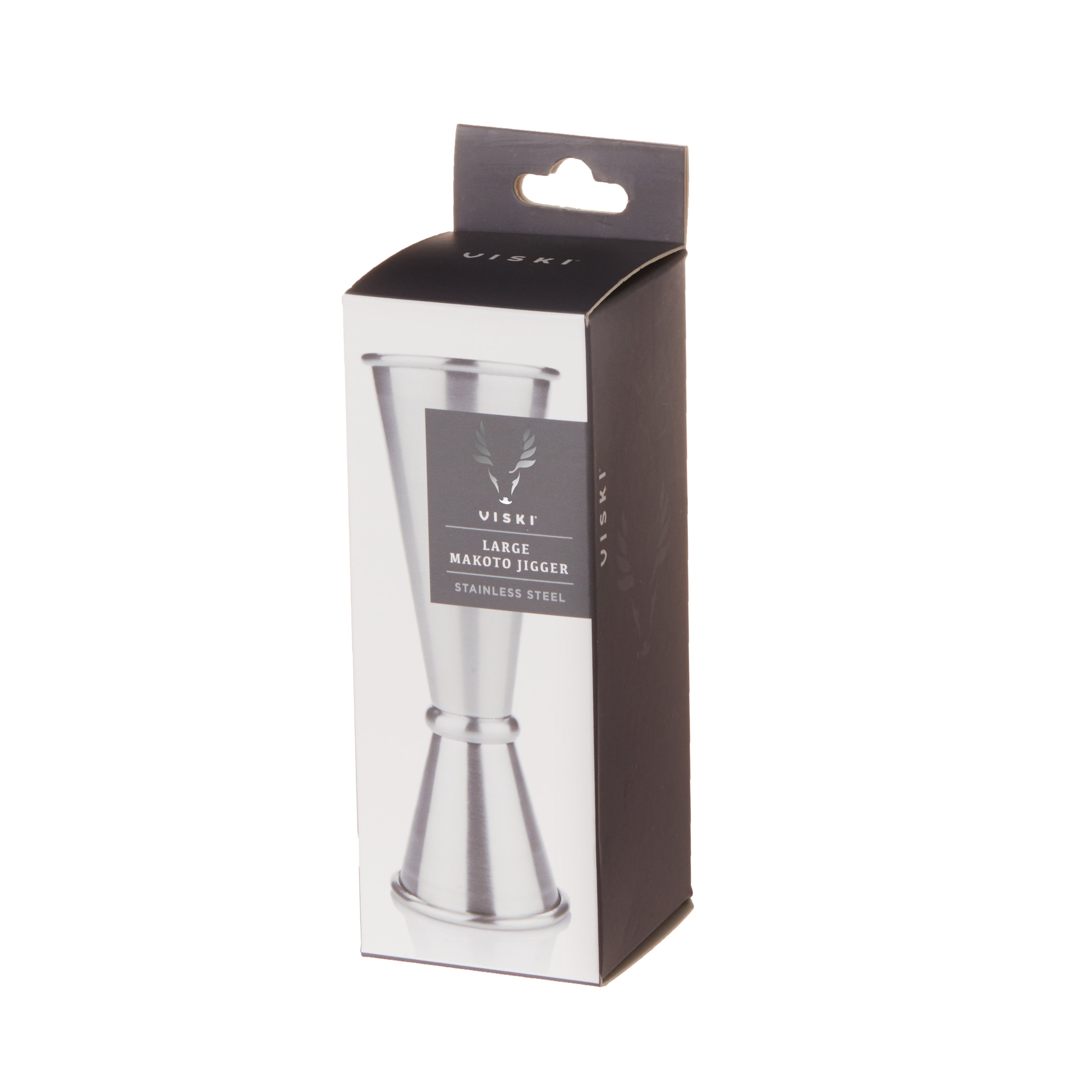Premium Harrison Large Japanese Style Jigger - 1oz & 2oz Dual Measuring Cup for Cocktails, Bartending, and Mixology - Perfect for Home Bars, Professional Use, and Cocktail Enthusiasts
