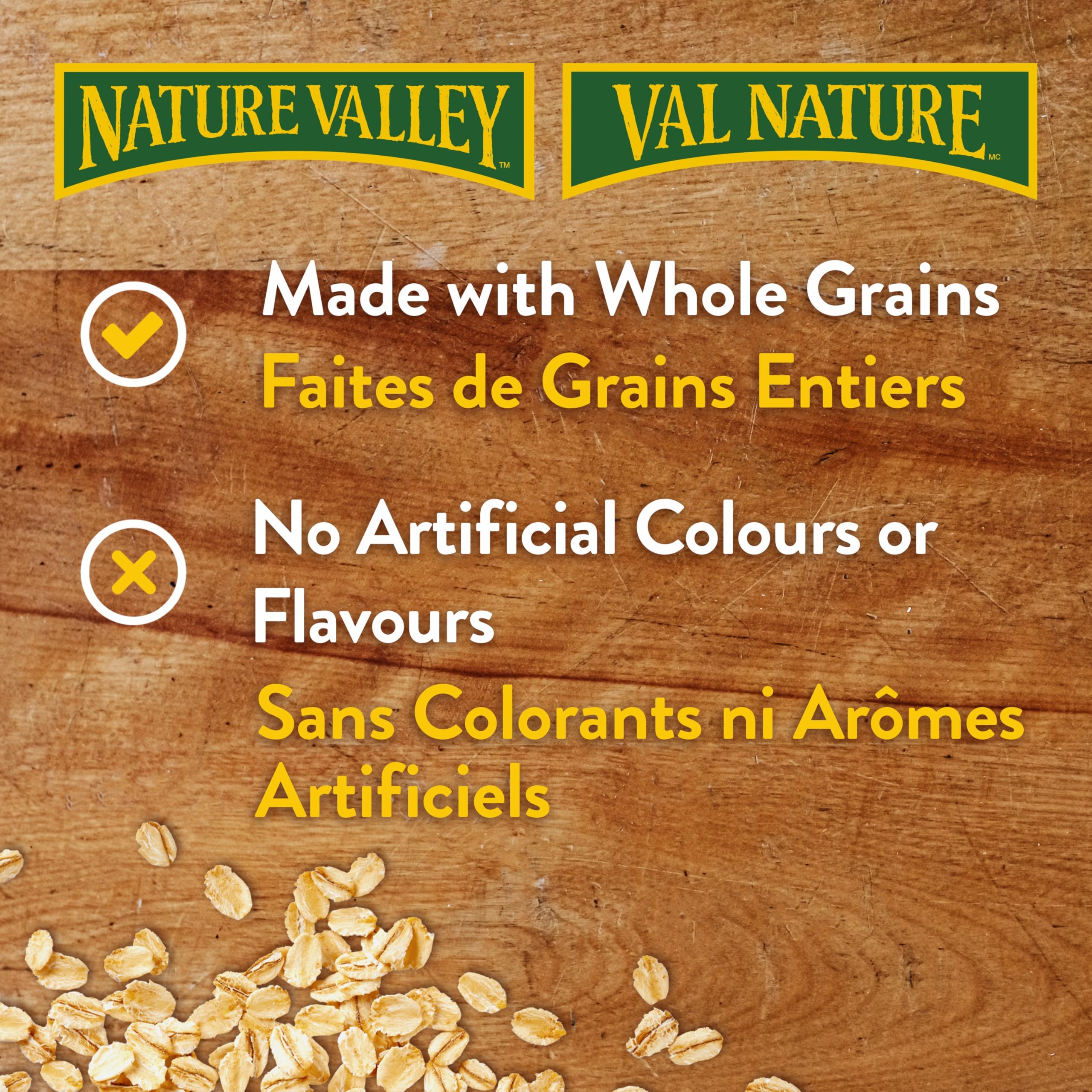 NATURE VALLEY Peanut Butter Oat Biscuits - 5 Pack | No Artificial Colors or Flavors | Healthy Snack for Hiking, Office & School Lunch