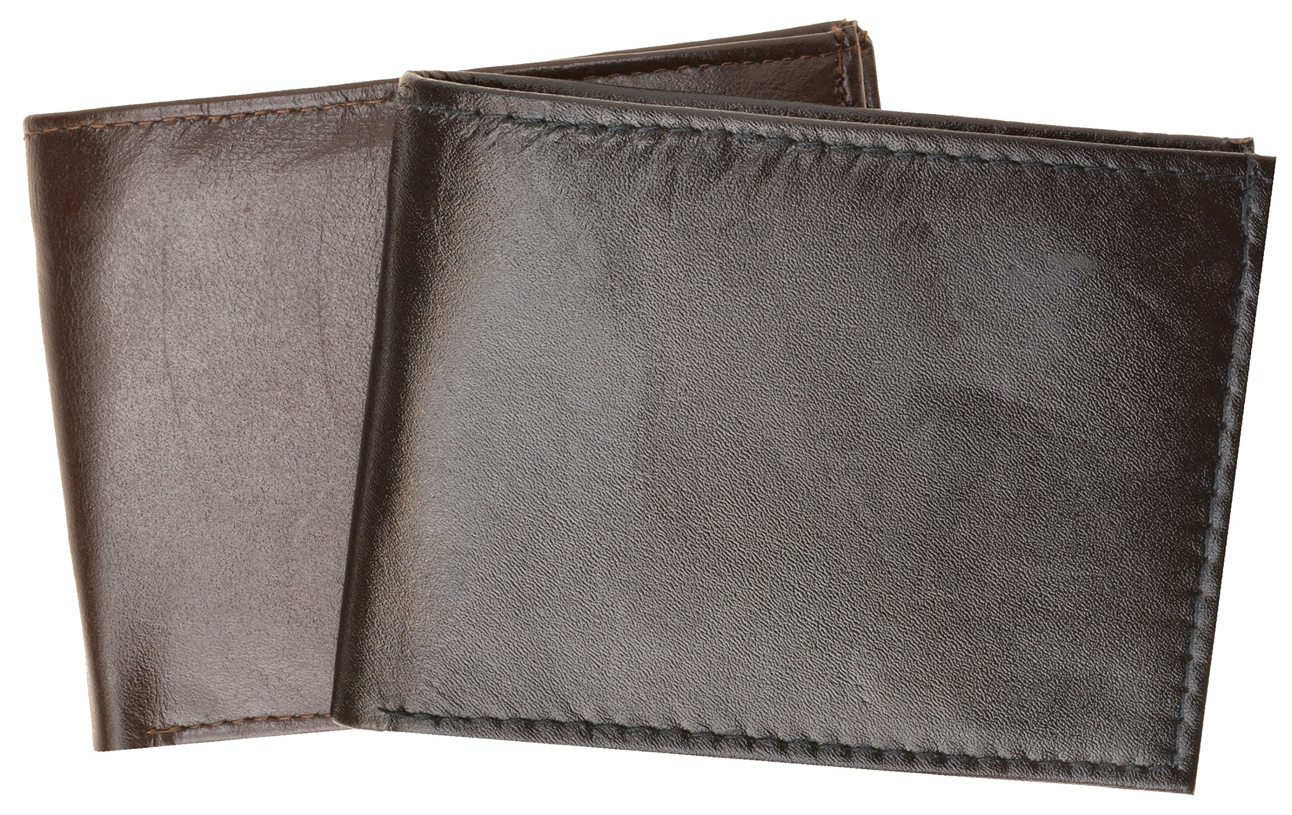 100% Genuine Leather Men's Wallet & Card Holder - Slim RFID Blocking Bifold Wallet for Men - Perfect for Everyday Use, Travel, and Business (Black #1143)