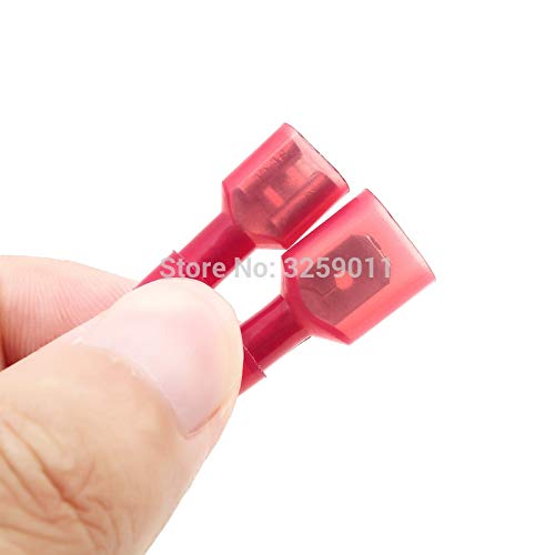100PCS Nylon Insulated Male Female Butt Connectors - Electrical Terminals for Wiring & DIY Projects