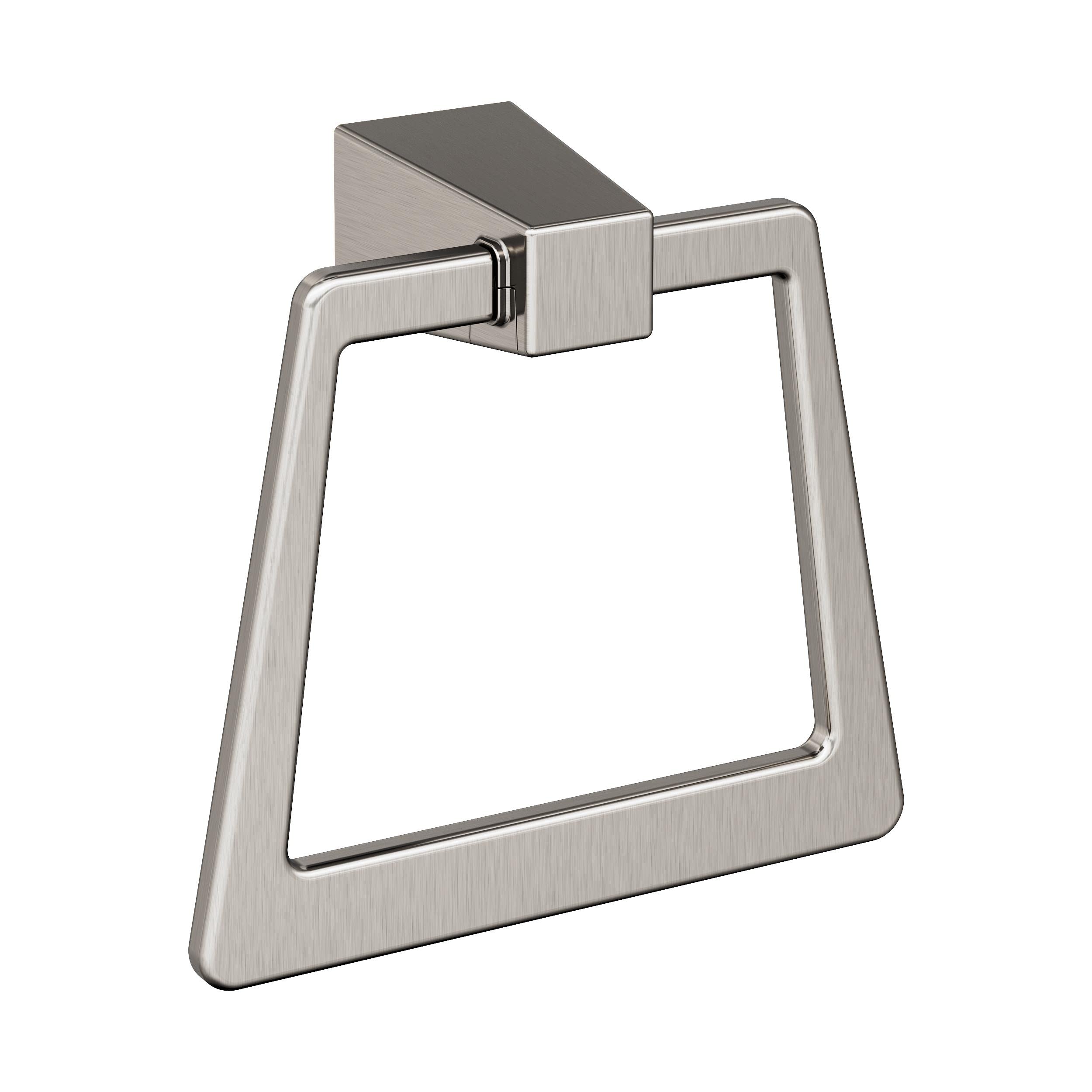 Amerock Brushed Nickel Blackrock 5-Piece Bathroom Accessories Set - Towel Bar, Robe Hook, Toilet Paper Holder, Soap Dish & Tumbler for Modern Bathroom Decor