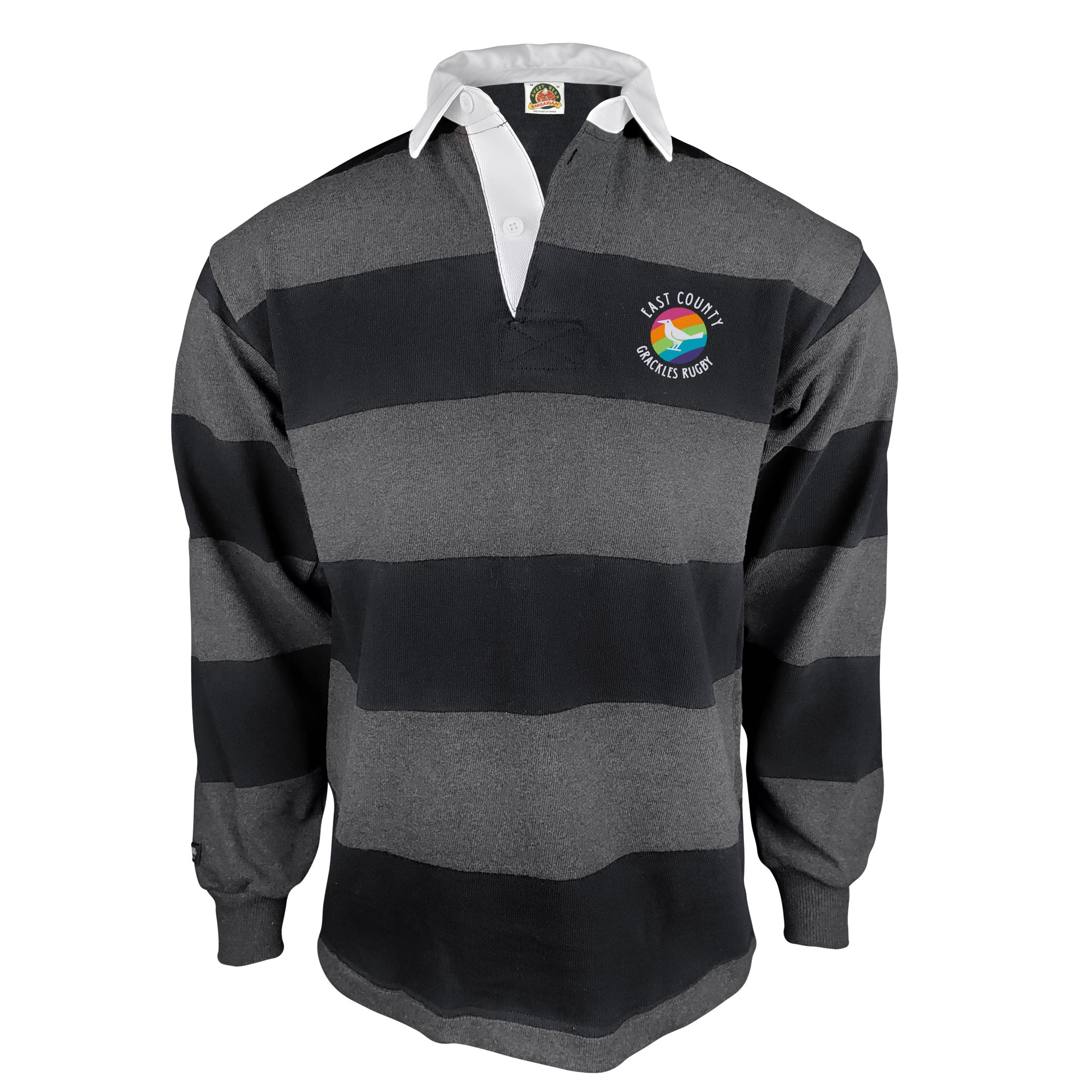 East Co. Grackles 4 Inch Stripe Jersey - Comfortable Cotton Blend T-Shirt for Men & Women - Perfect for Casual Wear, Sports & Outdoor Activities