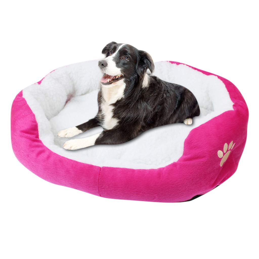TTTK Soft Warm Pet Bed for Dogs & Cats - Cozy Fleece Sleeping Mat for Winter
