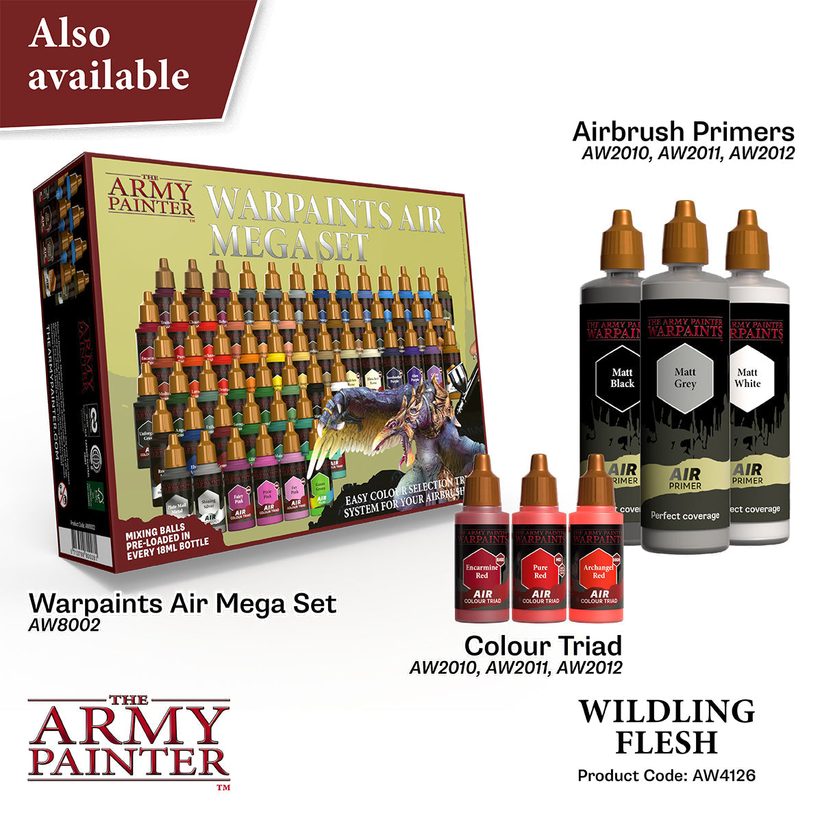 Wildling Flesh Warpaints Air - High-Quality Fantasy Makeup for Cosplay & Halloween - Perfect for LARP, Theatrical Performances, and Costume Parties