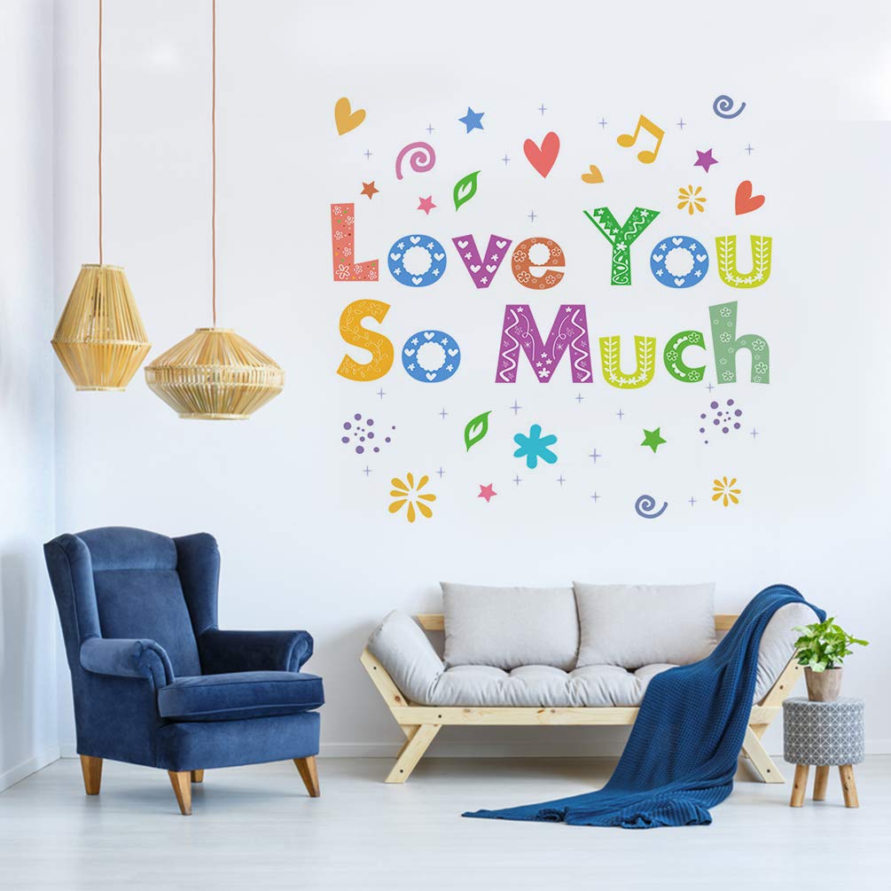 DEKOSH Peel and Stick Wall Decals - Removable Home Decor Stickers for Bedroom, Living Room, Nursery & Office - Easy DIY Wall Art for Home Interior Design