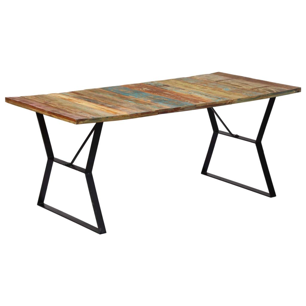 Rustic Reclaimed Wood Farmhouse Dining Table 70.8