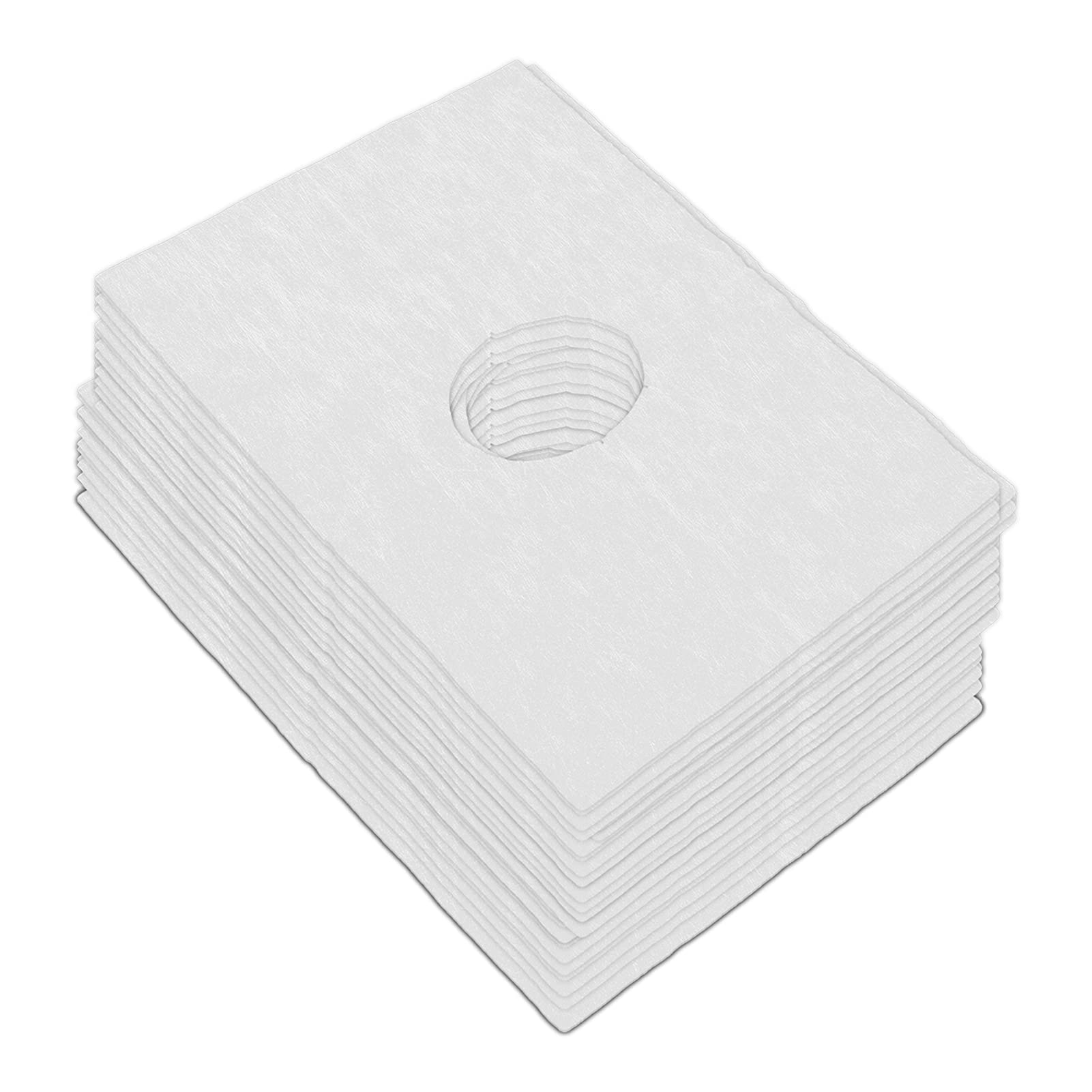 Needlid Massage Bed Face Rest Cover - 200pcs Soft & Breathable Round Hole Design for Professional & Beauty Salons | Ideal for Facial Treatments, Massage Therapy & Spa Sessions