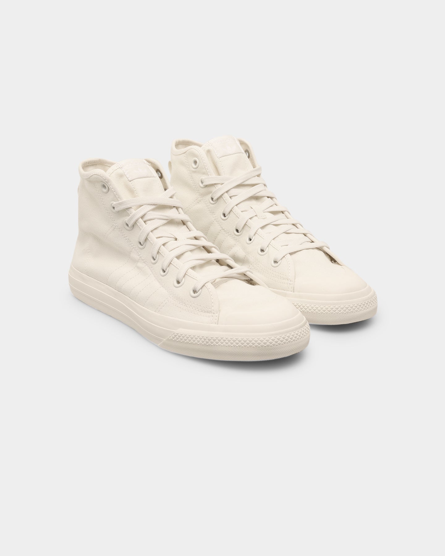 Adidas Nizza Hi RF Sneakers - Cloud White/Cloud White - Retro High-Top Shoes for Men & Women | Perfect for Casual Wear, Street Style & Everyday Fashion
