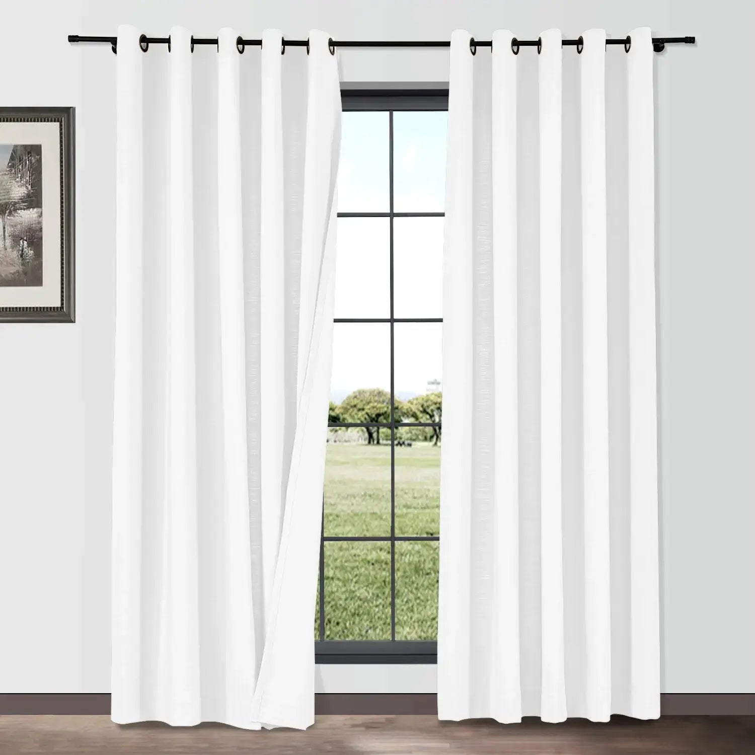 Custom Grommet Curtains for Living Room & Bedroom - Blackout & Thermal Insulated Window Drapes - Modern Home Decor for House & Apartment