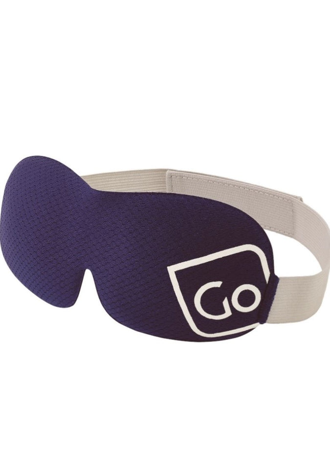 Go Travel Dreamer Sleep Mask with Ear Plugs - Soft Comfortable Eye Cover for Airplane Travel, Meditation & Relaxation at Home