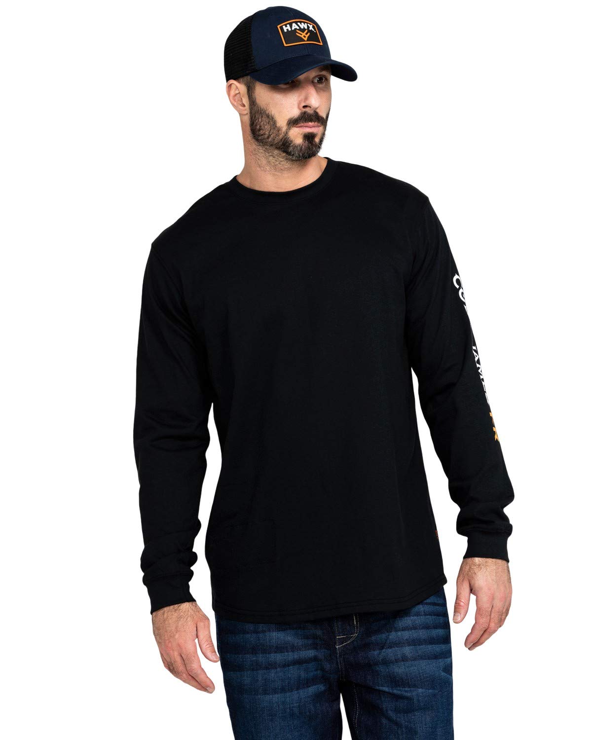Cody James Men's FR Logo Long Sleeve Work Shirt Tall (TLL) - Flame Resistant Cotton Shirt for Construction & Outdoor Work Safety
