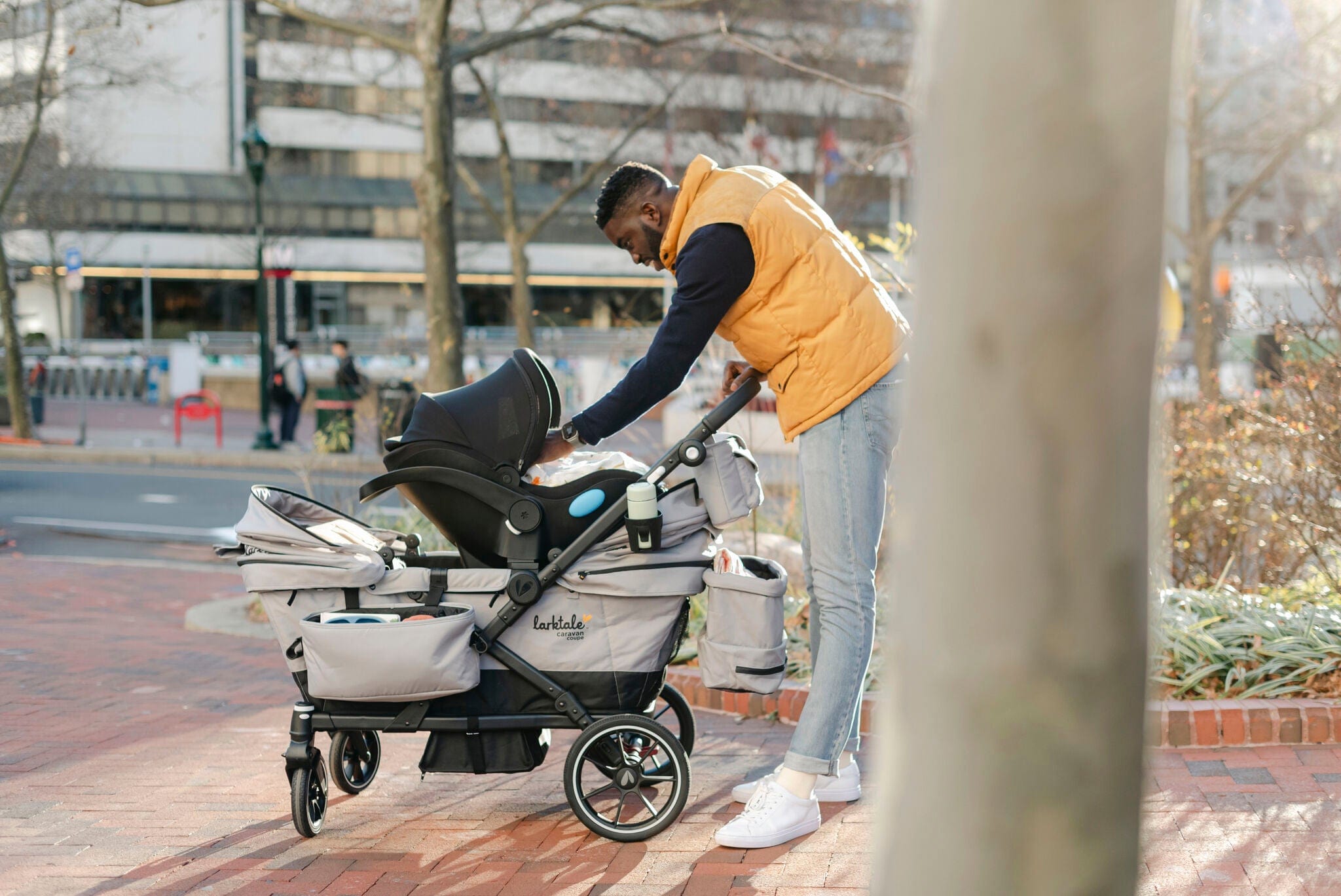 Larktale Caravan Coupe V2 Stroller Wagon - Lightweight All-Terrain Baby Stroller & Wagon Combo for Toddlers | Perfect for Park Outings, Beach Trips, and Shopping Adventures