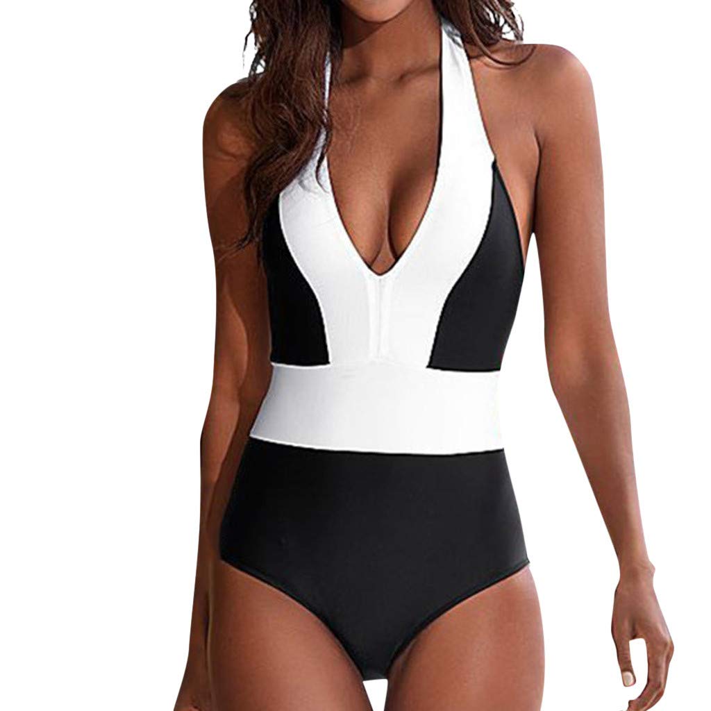 ZEFOTIM Women's One Piece Swimsuit - Push Up Monokini Bandage Bathing Suit, Sexy Cute Swimwear for Beach, Pool & Vacation