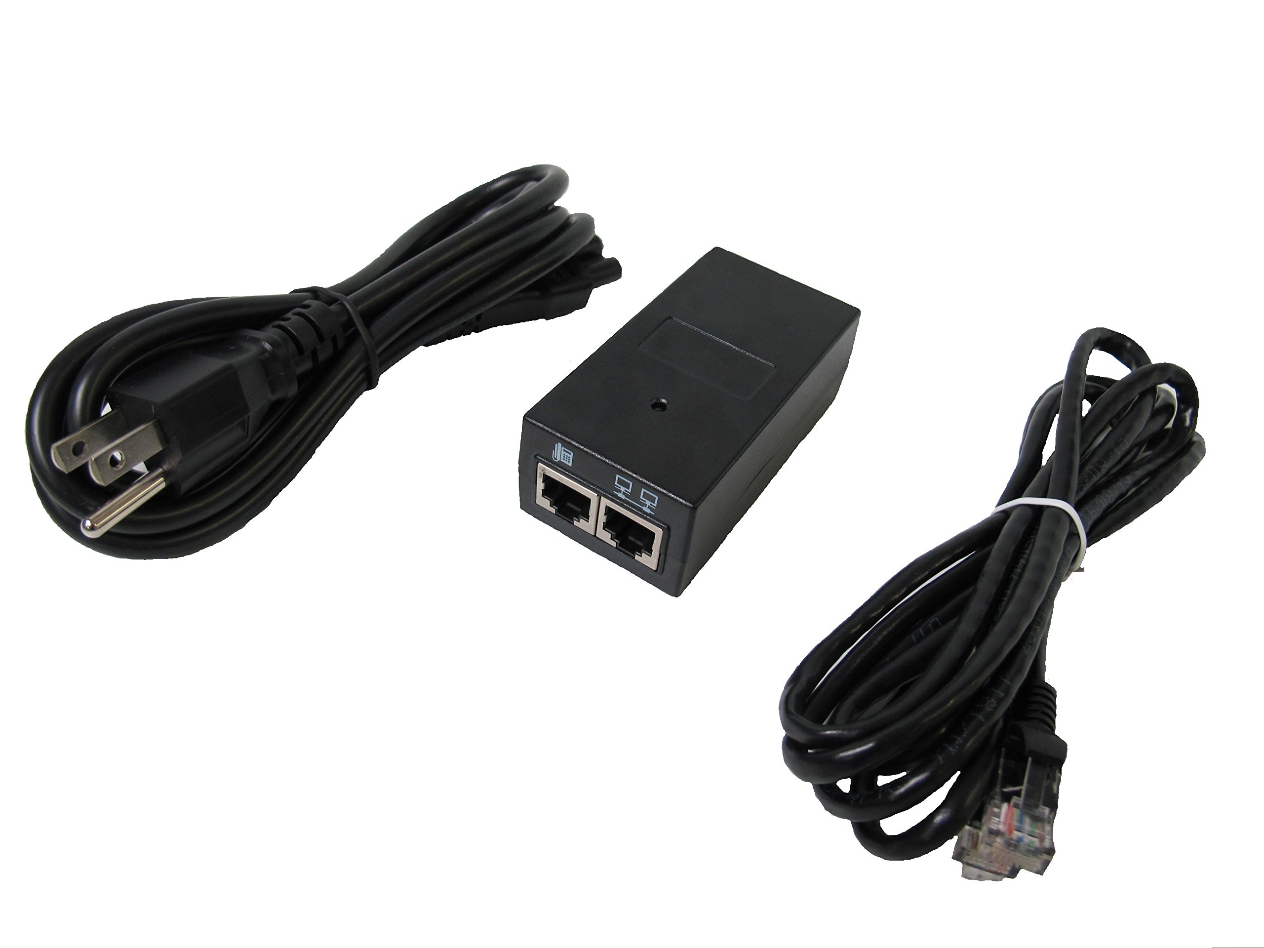 Mitel 48V Power Supply for Mivoice 5200/5300/8600 Series IP Phones - PoE Injector (Model 51015131) - Reliable Power Solution for Office & VoIP Communication Systems