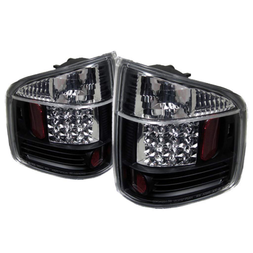 1994-2004 Chevy S10 LED Tail Lights Pair - Black Spyder ALT-YD-CS1094-LED-BK (5001917) | Durable, Bright LED Brake Lights for Improved Night Visibility & Style Upgrade