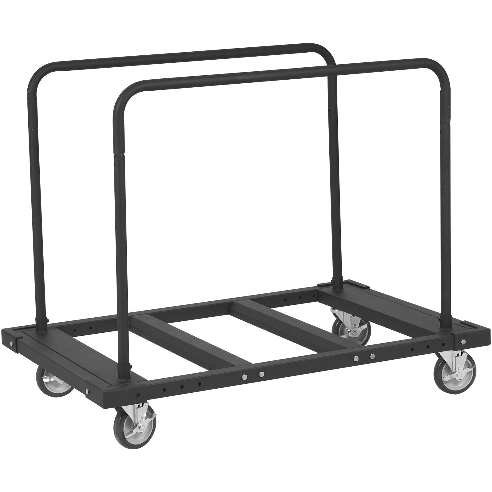 VEVOR Heavy Duty Folding Table Cart with 5