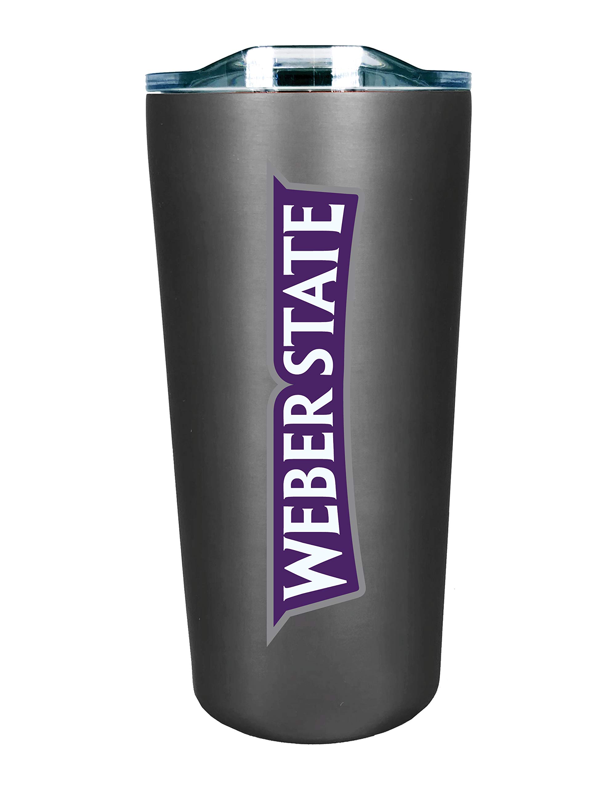 Weber State University Double Walled Insulated Tumbler with Soft Touch Coating - Silver | 20oz Stainless Steel Travel Mug for Hot & Cold Drinks | Perfect for College, Office, Gym & Outdoor Activities