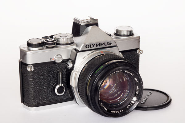 Olympus OM-1n 35mm Film Camera with 50mm f/1.8 Lens - Vintage SLR for Photography Enthusiasts | Perfect for Street Photography, Travel & Film Shooting