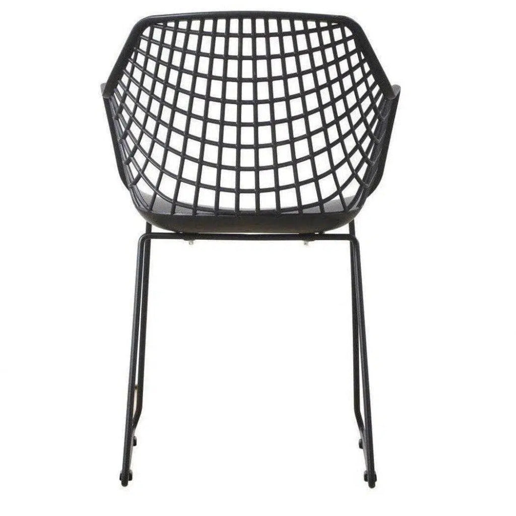22.5 Inch Modern Black Dining Chair Set - Stylish & Comfortable for Home, Office, and Restaurant Use