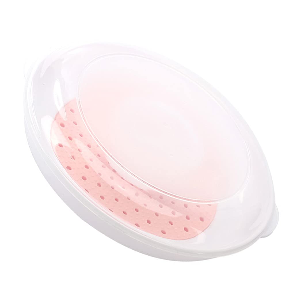 Cabilock Plastic Serving Tray with Lid & Sauce Compartments - Multi-Purpose Fruit Plate, Dumpling Dish, Chips & Salsa Holder, Japanese Snack Tray for Parties, Picnics & Home Entertaining