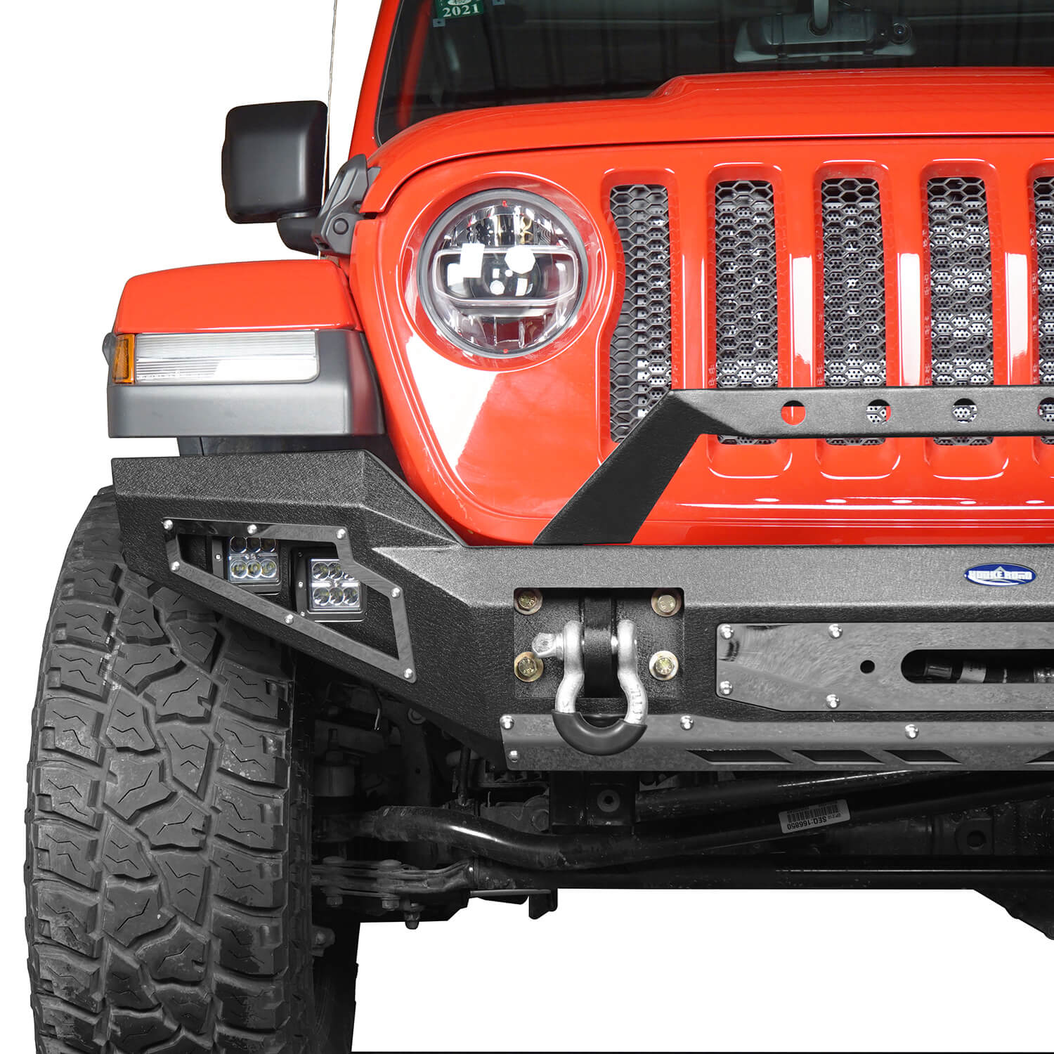 20-24 Jeep Gladiator JT Full Width Front Bumper with Winch Plate | Heavy-Duty Off-Road Protection | Perfect for Rock Crawling & Overlanding Adventures