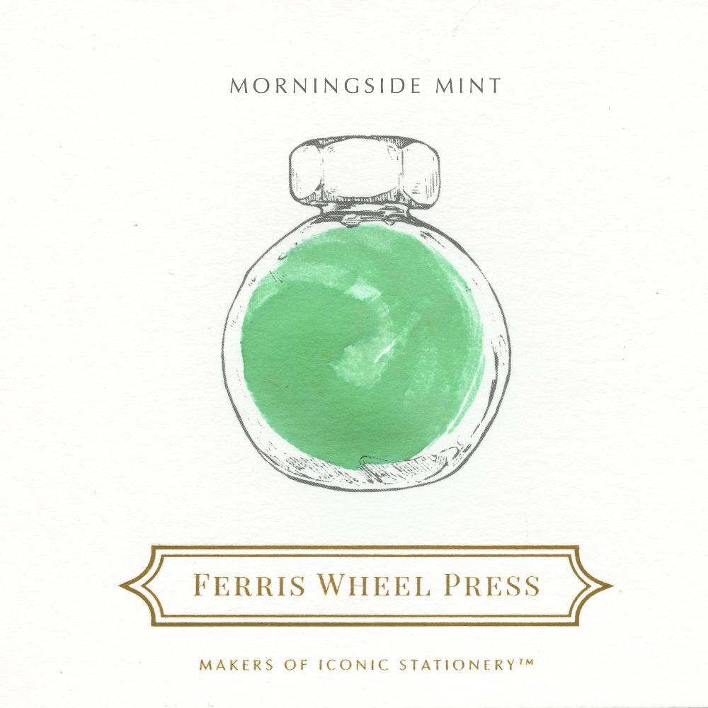 Ferris Wheel Press Morningside Mint Fountain Pen Ink - Premium Green Shade for Calligraphy, Journaling & Letter Writing - Perfect for Fountain Pens, Dip Pens & Artistic Projects