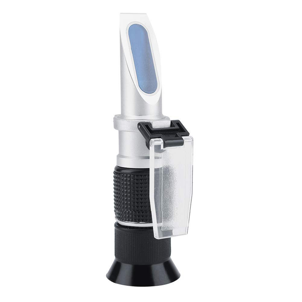 Professional 0-90% Brix Refractometer - Handheld Sugar Content Tester for Beer, Milk, Juice, Honey & Beverages | Accurate Food & Fruit Sugar Measurement | Perfect for Brewing, Cooking & Quality Control