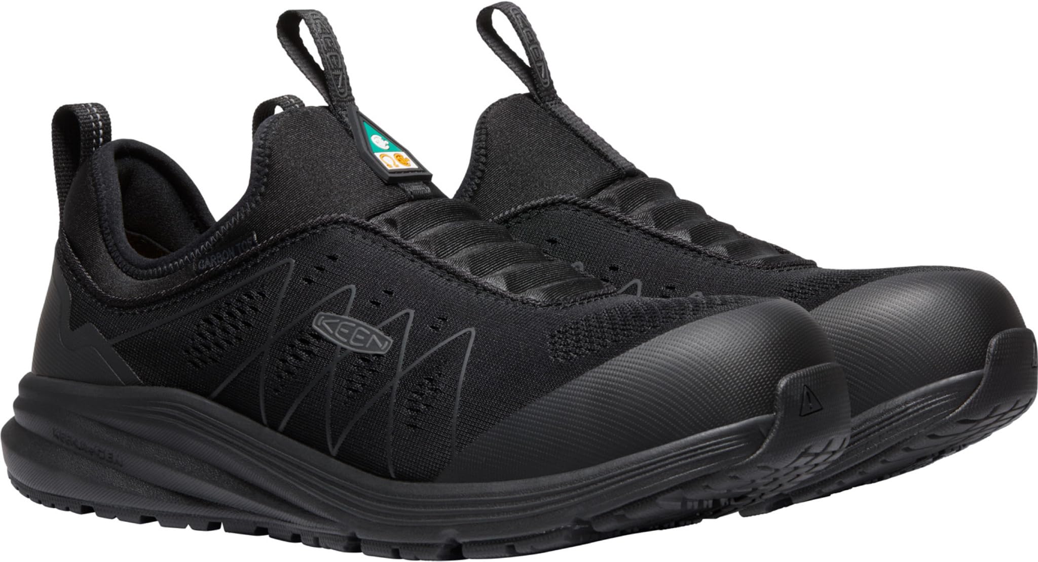 KEEN Utility Men's CSA Vista Energy Shift Low Composite Toe Slip-On Work Shoes - Lightweight & Comfortable Industrial Sneakers for Construction, Warehouse & Outdoor Work