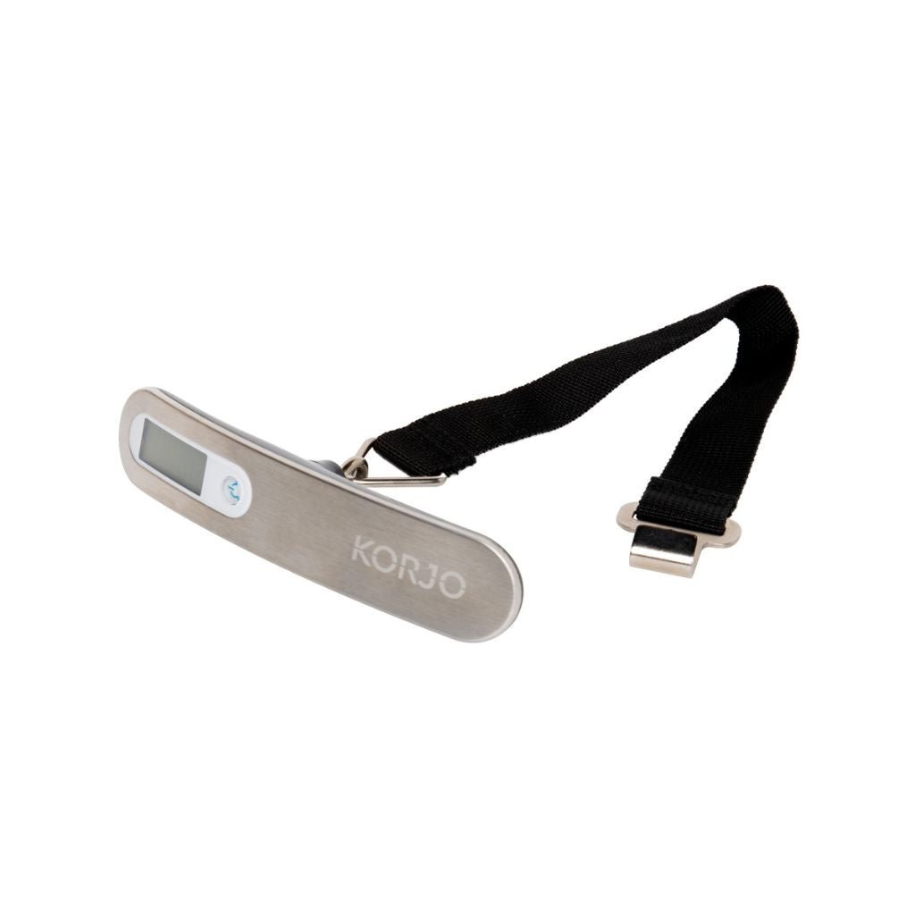 Korjo Digital Luggage Scale - Portable Handheld Scale for Travel with 50kg/110lb Capacity - Perfect for Airports, Hotels, and Suitcase Weight Measurement