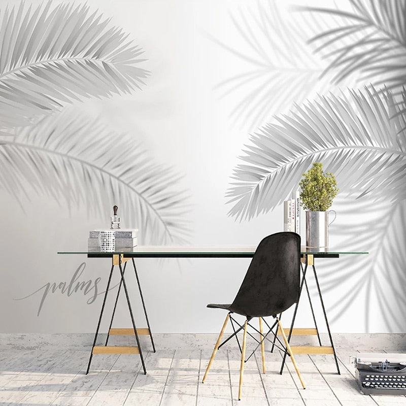 Minimalist Harmony Workspace Mural Wallpaper - Modern Office Decor for Productivity & Focus | Perfect for Home Offices, Co-Working Spaces & Study Rooms
