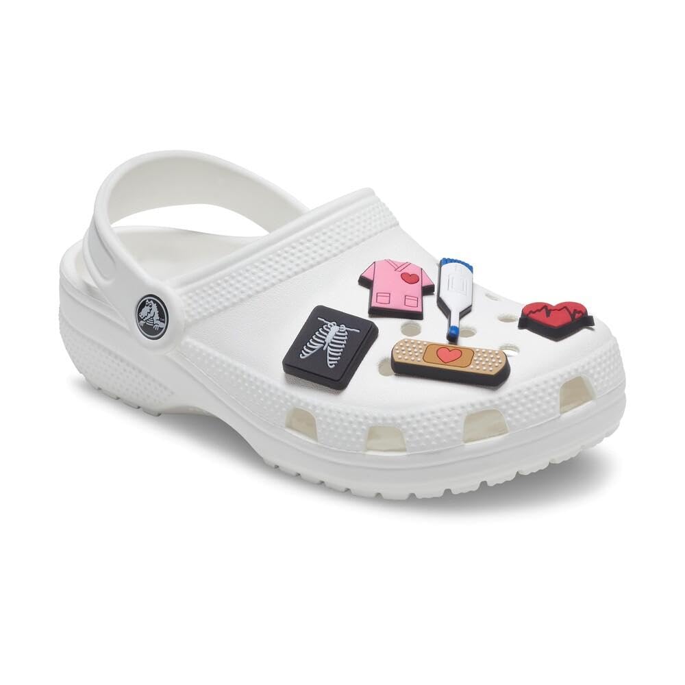 Crocs Jibbitz 5-Pack Occupation Shoe Charms for Crocs Shoes | Doctor, Nurse, Firefighter, Police & Chef Charms | Fun Accessories for Kids & Adults | Perfect for Customizing Crocs Clogs & Sandals
