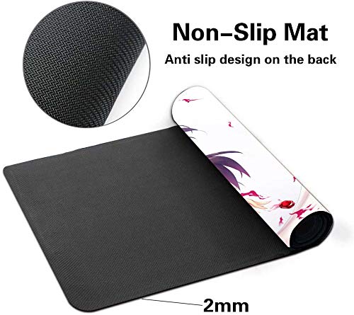 Fate Stay Night Anime Mouse Pad - Large Gaming Desk Mat for Computer & Keyboard - Saber Alter Fate Grand Order Design - Perfect for PC Gaming & Office Work
