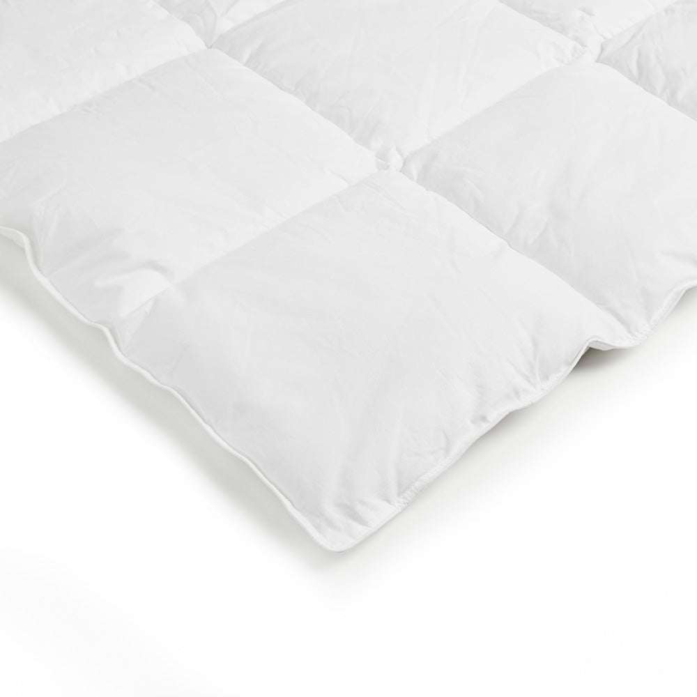 75/25 Duck Down and Feather Quilt - Super King Size | Ultra Warm & Lightweight Luxury Bedding for Winter | Perfect for Master Bedrooms, Guest Rooms & Cozy Nights