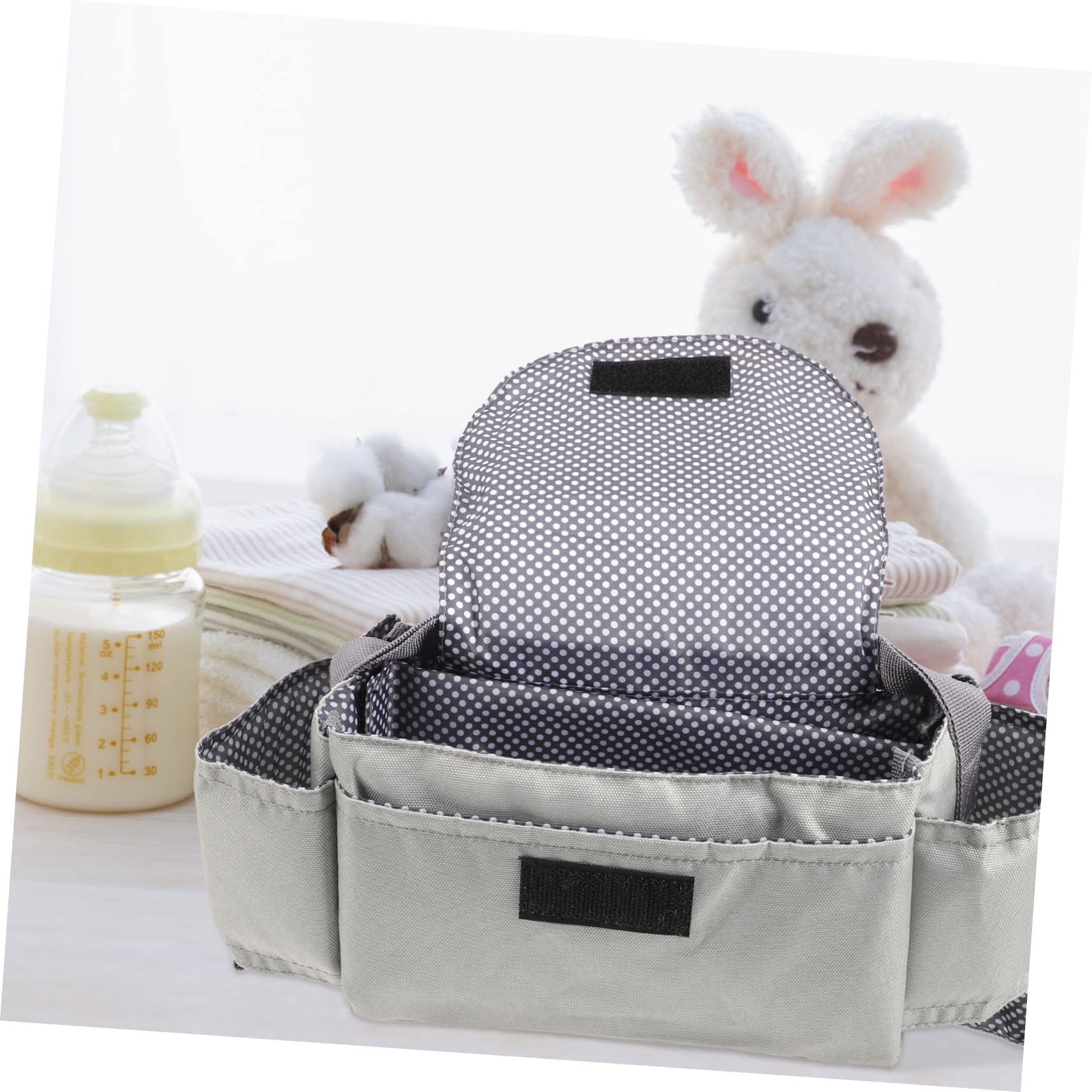 BIUDECO Stroller Organizer Bag - Baby Essentials Organizer with Nappy Storage & Cup Holder - Perfect for Prams, Strollers, and Baby Carriers - Keep Diapers, Bottles, and Toys Handy On-the-Go