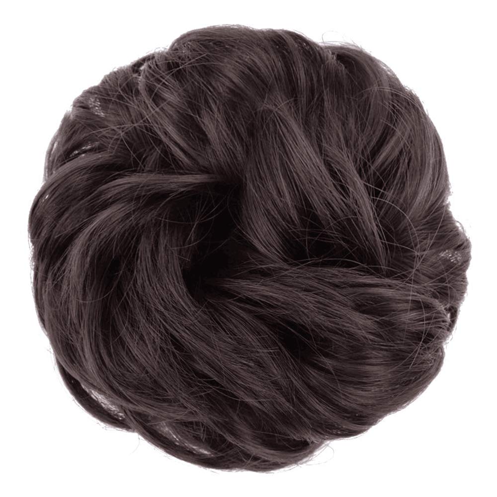 Curly Synthetic Messy Hair Bun Hair Scrunchies Extension - Perfect for Messy Bun Hairstyles, Ponytail Accessories & Everyday Hair Styling