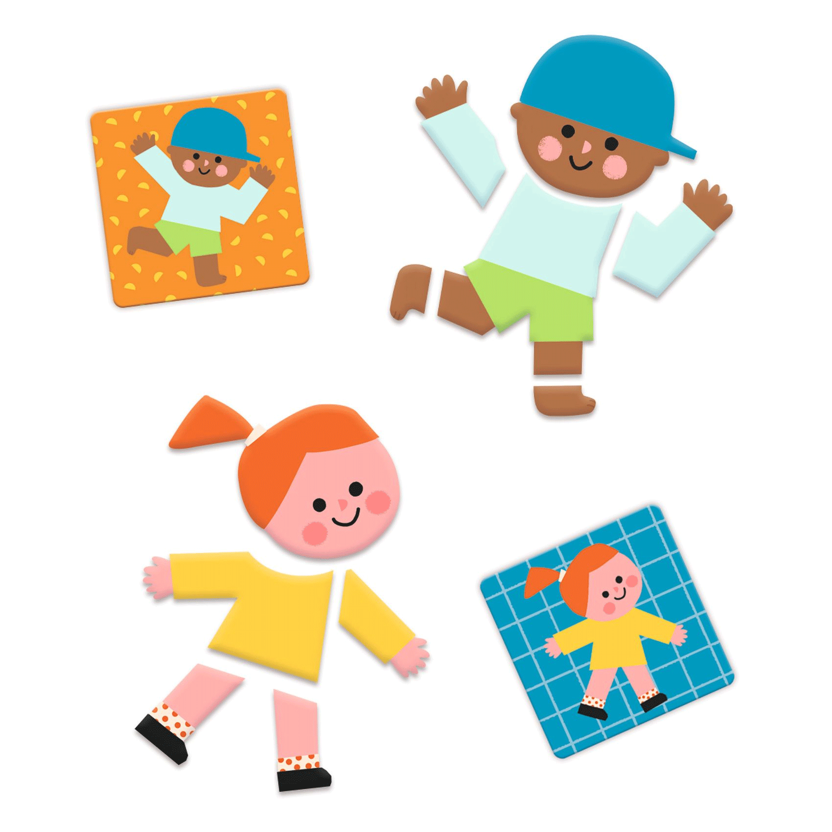 Bodyco Game by Djeco - Fun Family Board Game for Kids & Adults - Perfect for Game Nights, Birthday Parties & Indoor Activities