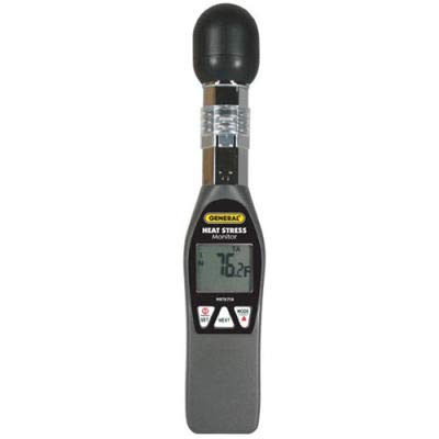 General Tools WBGT8758 Deluxe Heat Index Monitor - Accurate Temperature & Humidity Meter for Indoor/Outdoor Use - Perfect for Workplaces, Greenhouses & Home Safety