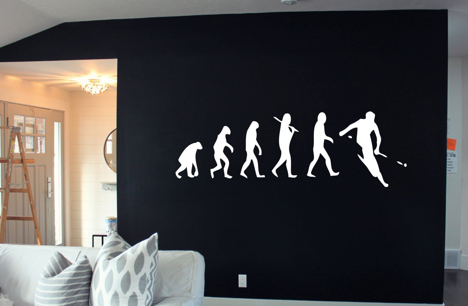 Evolution Ski Mountains Wall Decals - Removable Snowboarding Sticker Art for Home & Nursery Decor - Perfect for Bedroom, Living Room & Kids Room Wall Art