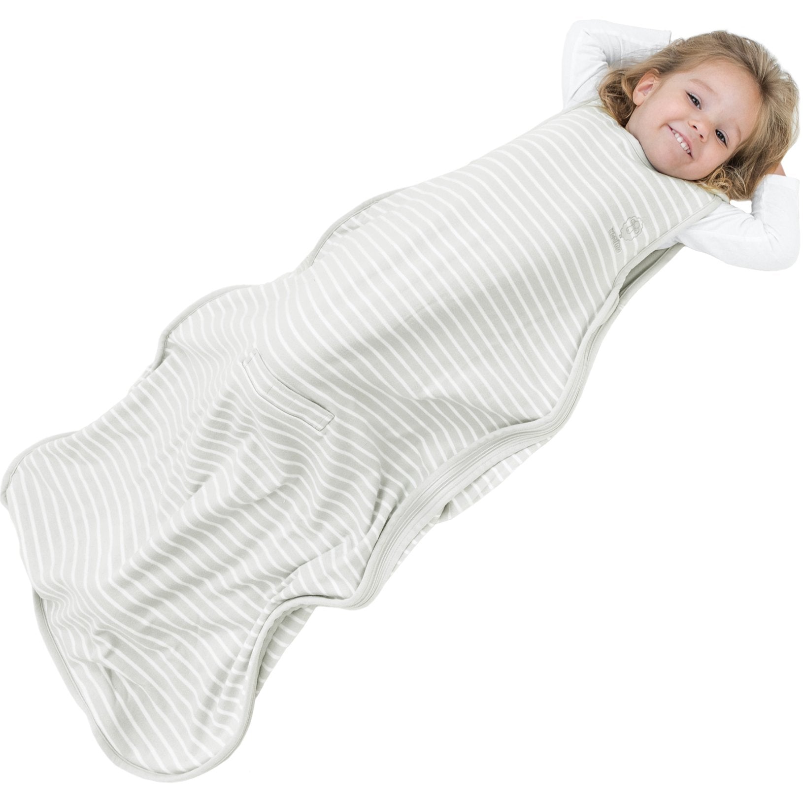 4 Season Ultimate Toddler Sleep Bag - Merino Wool & Organic Cotton for Kids 2-4 Years - Breathable & Comfortable Baby Sleeping Sack in Birch Gray - Perfect for Nursery, Daycare & Travel