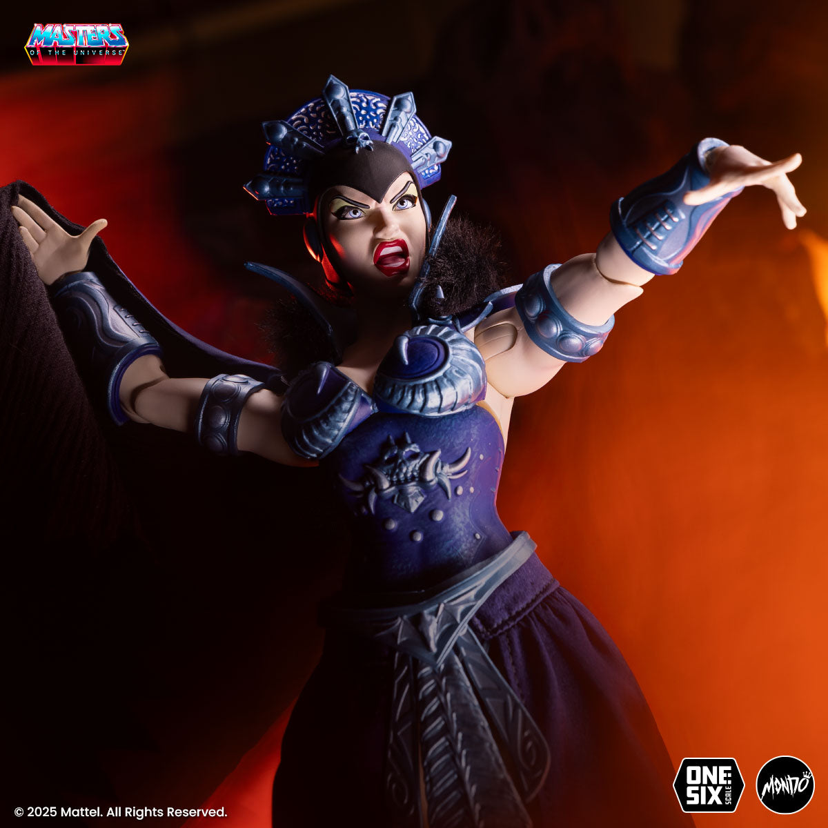 Masters of the Universe Evil Lyn 1/6 Scale Collectible Action Figure - Limited Timed Edition - Perfect for Display, Collectors & He-Man Fans