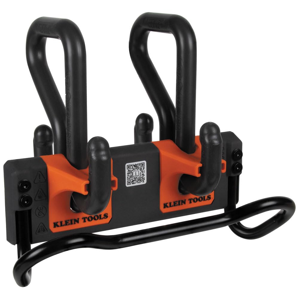 Klein Tools Utility Bar Storage Module with S-Hook - Heavy Duty Garage Organization & Tool Storage Solution for Home, Workshop, and Job Site
