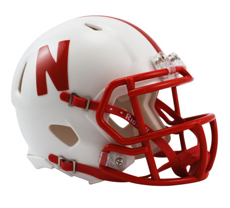 Nebraska Cornhuskers Riddell Speed Mini Helmet - Authentic Collectible Football Memorabilia for Fans and Sports Enthusiasts - Perfect for Display, Gifts, and Game Day Decor