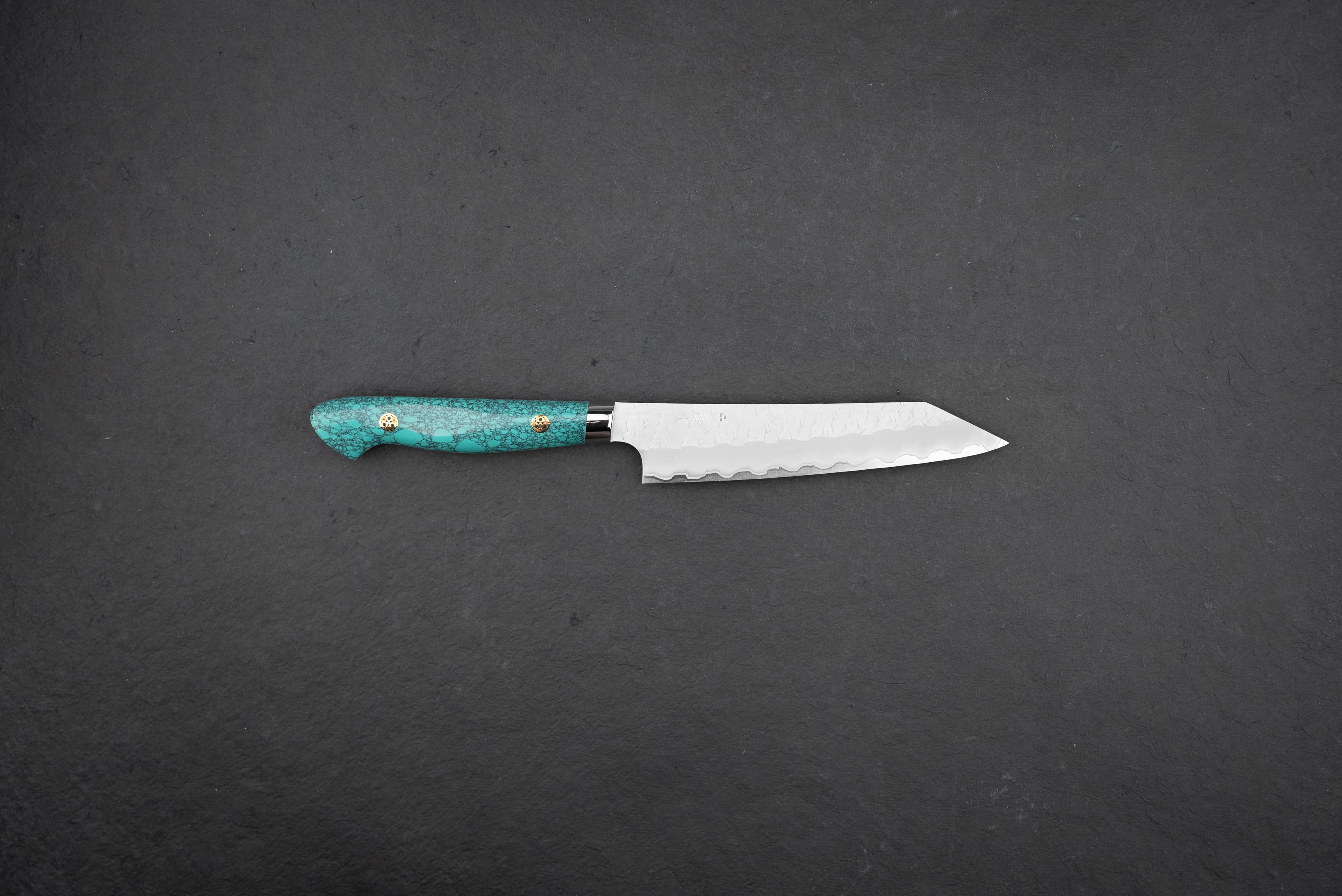 Nigara SG2 Migaki Tsuchime Western Kiritsuke Petty Knife 150mm - Premium Japanese Kitchen Knife for Slicing, Peeling & Precision Tasks - Perfect for Chefs & Home Cooking