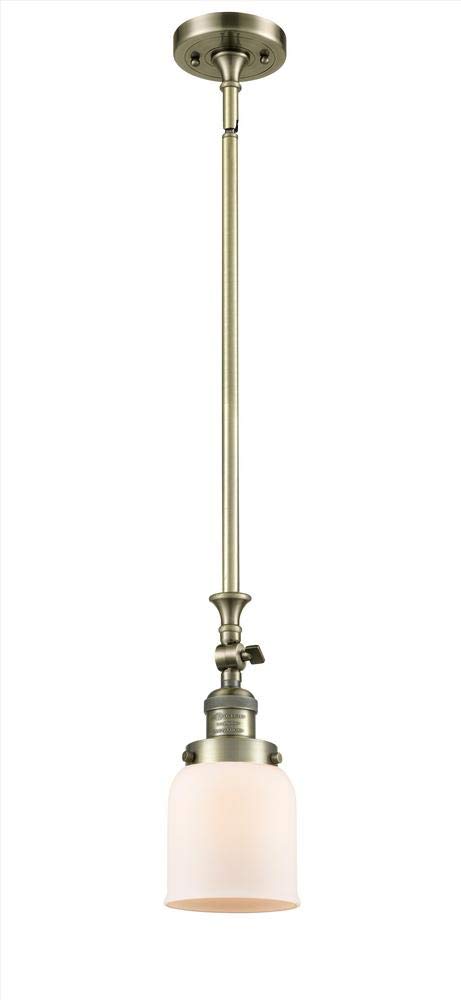 Vintage Dimmable LED Mini Pendant Light - Black Antique Brass Finish, 1-Light Hanging Fixture for Kitchen Island, Dining Room & Bar Counter Lighting | Energy Efficient & Adjustable Brightness