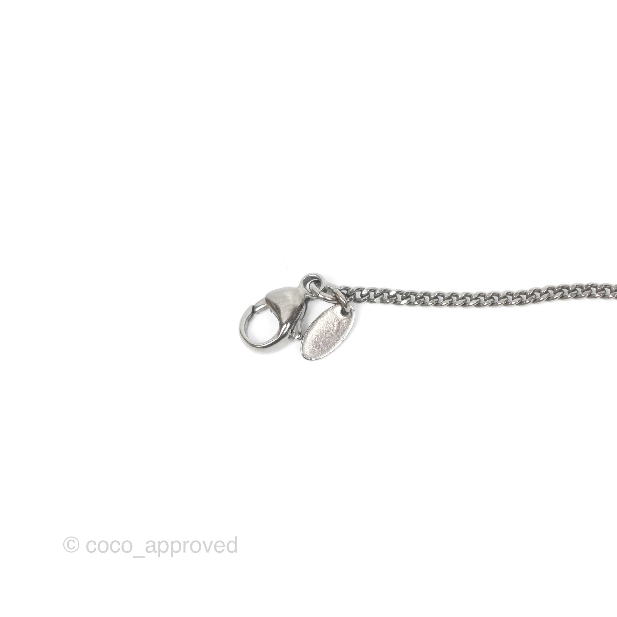 Chanel Chain CC Necklace in Gun Metal Tone - 14C Gold Plated Women's Fashion Jewelry for Parties, Dating & Special Occasions